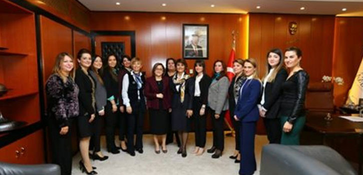 Büyükşehir Belediye Başkanımız Sayın Fatma Şahin'i ziyaret gerçekleştirilmiştir